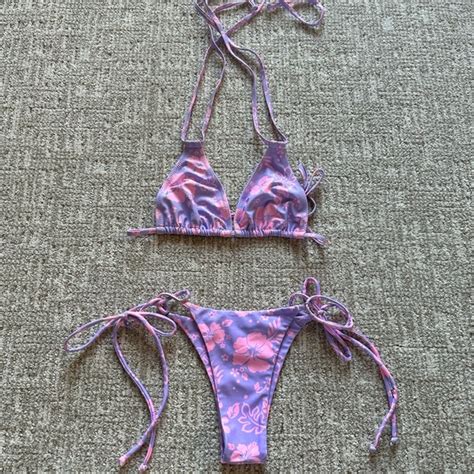 Kulani Kinis Swim Kulani Kinis Matching Bikini Set Hibiscus Haze Poshmark