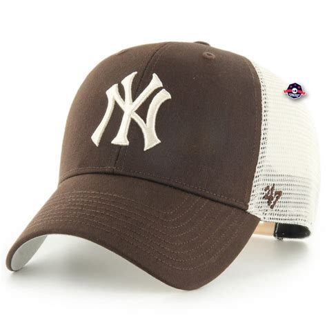 Acheter La Casquette Des New York Yankees Trucker Branson Blanche Et