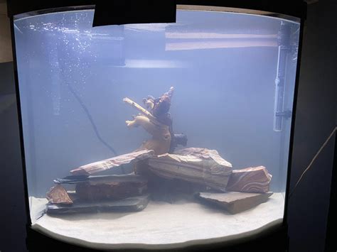 New 30 gallon setup, just finished the setup today so no plants or fish ...