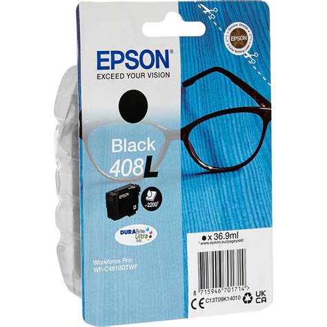 Epson Singlepack Black Xl Durabrite Ultra Ink Brille Epson Workforce