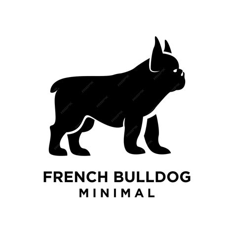 Premium Vector | French bulldog Logo icon design illustration template