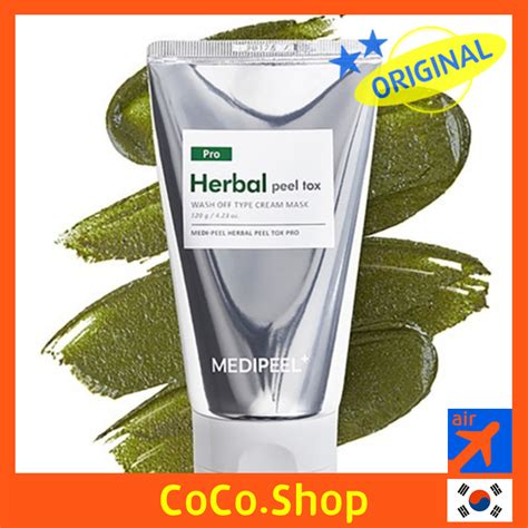 [MEDIPEEL] Herbal Peel Tox WASH OFF TYPE CREAM MAK 120g | Shopee ...