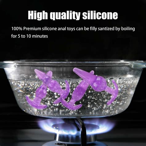 Snapklik Beginner Butt Plug Anal Trainer Set Pcs Soft Rubber Tpe Butt Plug Training Kit