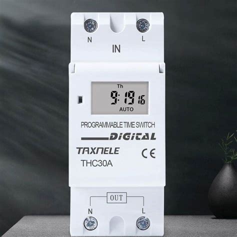 Weekly Days Programmable Digital Timer Switch Thc A Relay Timer