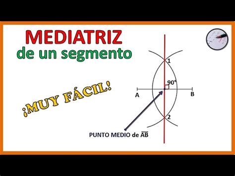 Mediatriz De Um Segmento - Características esenciales de la mediatriz de un segmento - Matemáticas ...