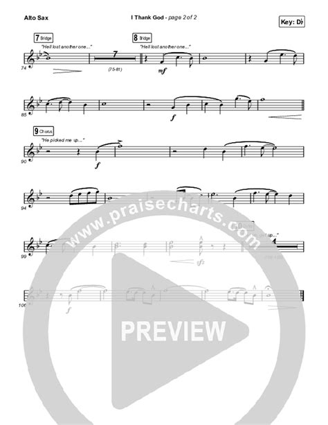 I Thank God Alto Sax Sheet Music Pdf Housefires Jwlkrs Worship