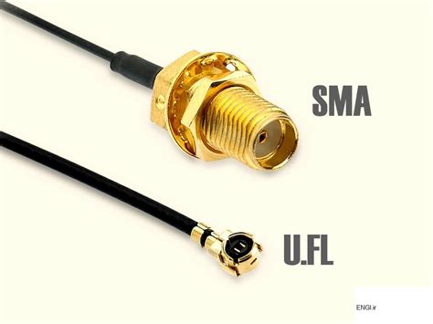 UFL TO SMAتبدیلUFL TO SMA به همراه سیم 20 سانتی متری - ENGI