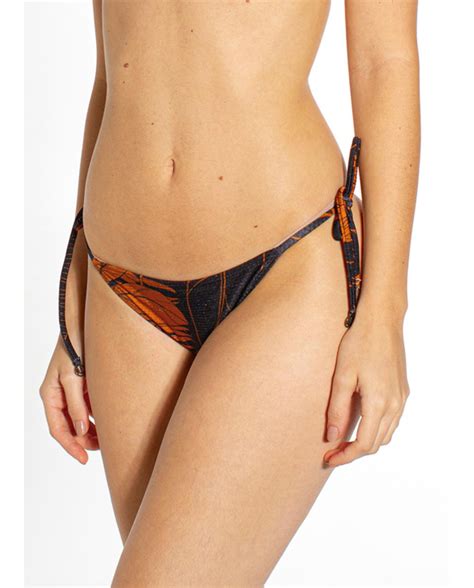 Bikini Bottoms Bottom Rolote Folhagem Terra Brand Lua Morena
