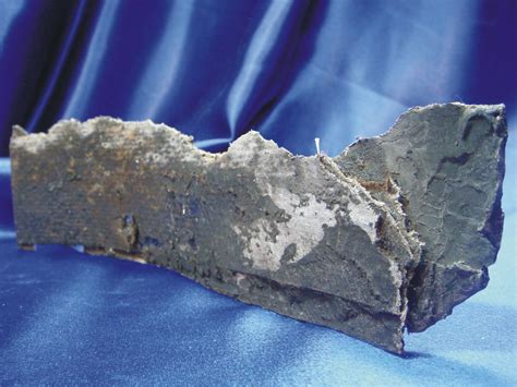 Asbestos Roofing Felt Layers Example Of Layered Roofing Fe Flickr