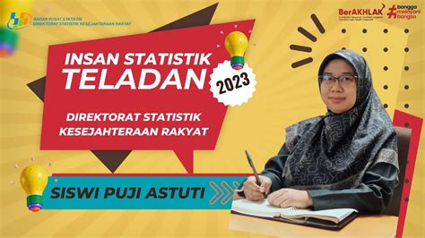 Insan Statistik Teladan Direktorat Statistik Kesejahteraan Rakyat