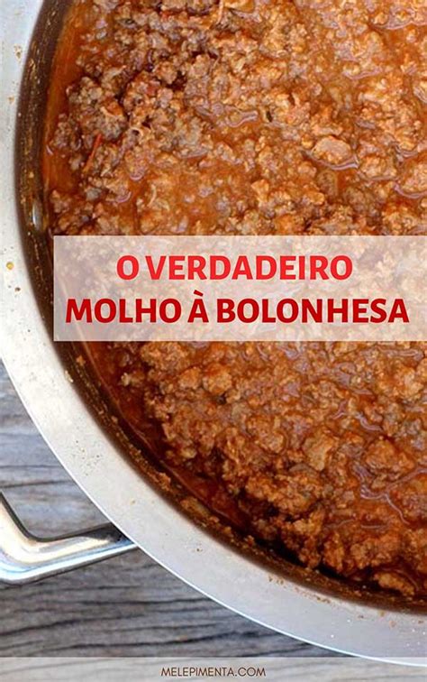 Como fazer molho à bolonhesa Receita italiana Mel e Pimenta