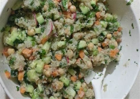 Healthy Protein Salad Recipe By Miledi Cookpad