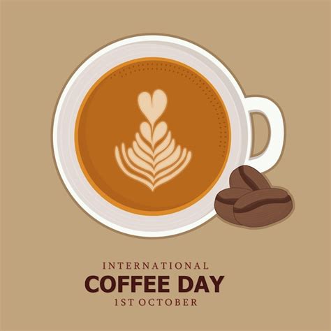 Premium Vector Coffee Day Sticker