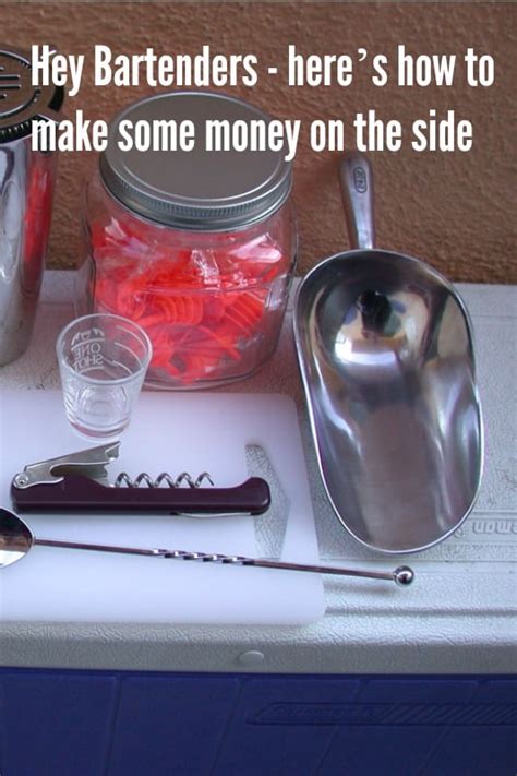 Making Money outside of Work: Side Hustles for Bartenders - A Bar Above