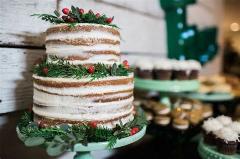 Incroyables Naked Cakes D Hiver Pour Mon Dessert De Mariage Mariage
