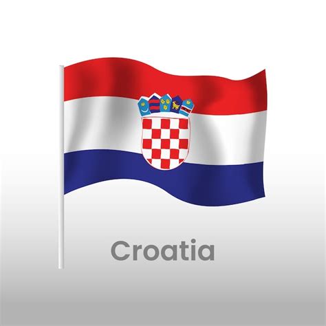 Premium Vector National Flag Of Croatia