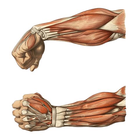 Muscles On The Front Of The Arm And Forearm Vintage, Muscle, Front, Arm