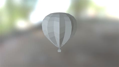 Hot Air Baloon D Model By Casterhorst Edf D Sketchfab