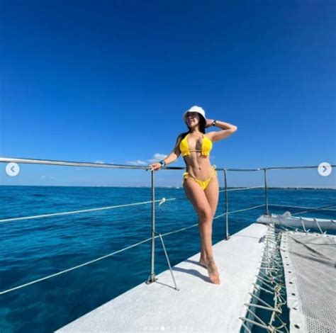 Dorita Orbegoso estrena vibrante bikini como JLo y luce nueva figura tras cirugía desde Cancún