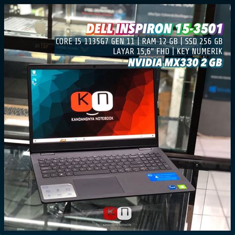 Jual Dell Inspiron 3501 I5 1135g7 Ram 12gb Ssd 240gb Nvidia Mx330 156