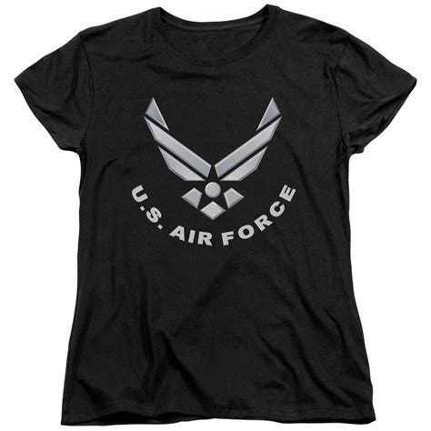 Us Air Force Logo Short Sleeve Women S T Shirt Sleeves Women Women T Shirts For Women