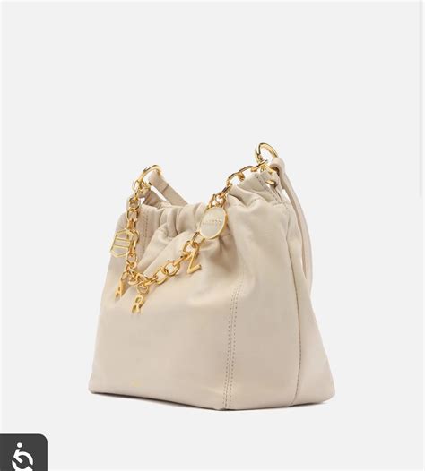 Bolsa Nude Couro Arezzo Clutch Feminina Arezzo Nunca Usado