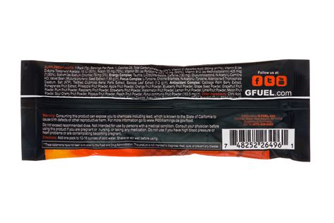 Blood Orange 7g G Fuel Product Review Ordering