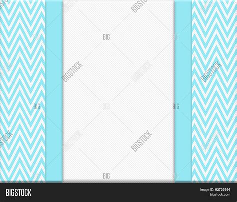 Teal White Chevron Image Photo Free Trial Bigstock