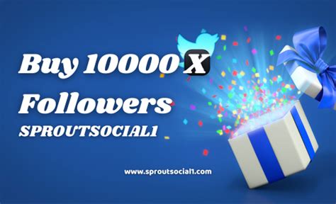 Buy 10000 X Followers Real Active Followers