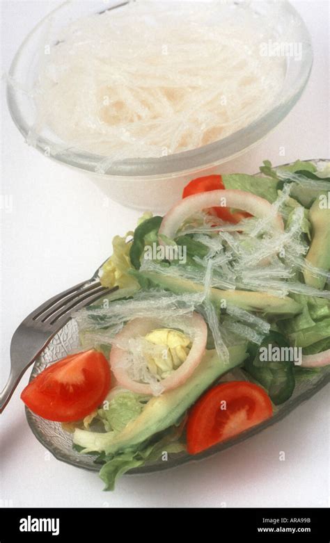 Agar Agar Salad Stock Photo Alamy