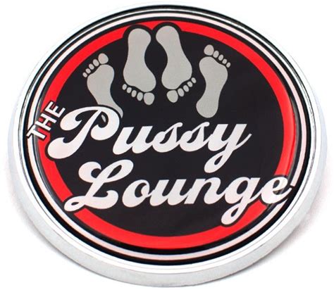 Embleem Rond Pussy Lounge Truck Accessoires