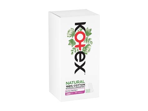 Щоденні Прокладки Natural Нормал + Екстра Захист | Kotex®