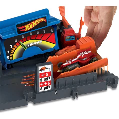 Mattel Hot Wheels City zábava ve městě Fuel Station Shift Maxíkovy hračky