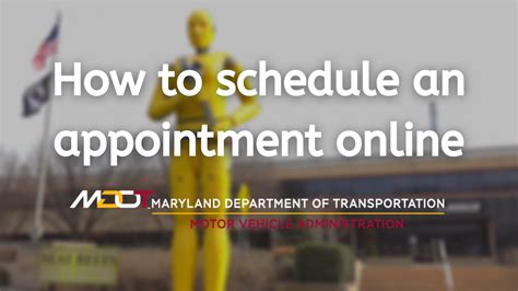 Need help scheduling your MDOT MVA appointment with our new and