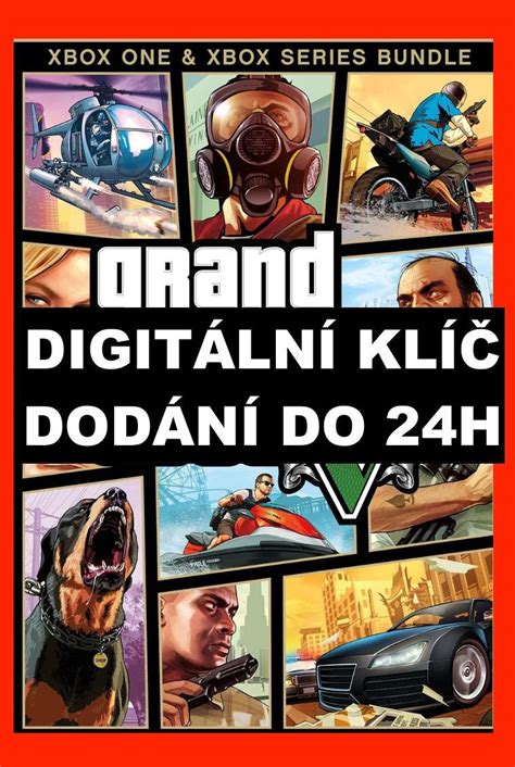 Grand Theft Auto V (GTA 5, GTA V, Xbox ONE X S) == DIGITÁLNÍ KLÍČ ...