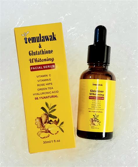 Reay Stock 100 New Temulawak Glutathione Whitening Brightening Facial