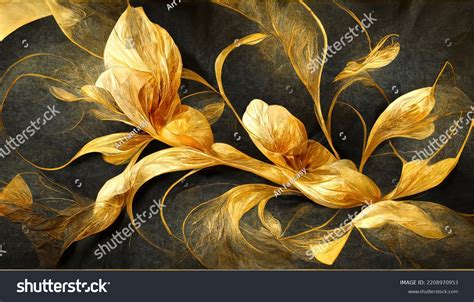 Golden Flower Wallpaper