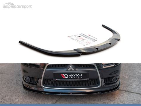 Spoiler Lip Dianteiro Descontinuado Mitsubishi Lancer Preto Fosco