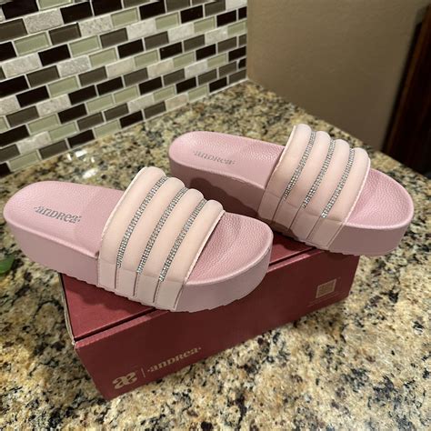 Womens Pink Sandals Depop