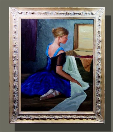 Daniel Edmondson Fine Art Ballerina Cool Antique Trunk Ballet