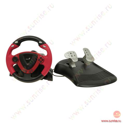Руль с педалями Genius TwinWheel FF, для PC и PlayStation2 - Санрайз ...