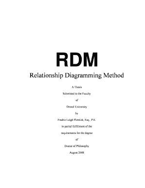 Fillable Online Idea Library Drexel Relationship Diagramming Method Fax