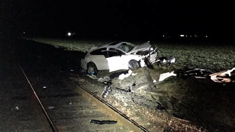 Driver Walks Away With Minor Injuries After Train Strikes Car North Of