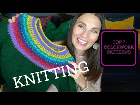 Kristy Glass Knits Top Colorwork Patterns Youtube