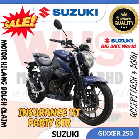 Suzuki GIXXER 250 NAKED UNREGISTER Big Bike Suzuki Boleh Loan