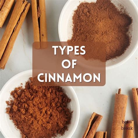types  cinnamon  home bakers guide bake  break