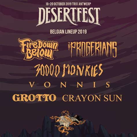 Desertfest Antwerp Presented 6 Belgian Bands For The 2019 Line Up