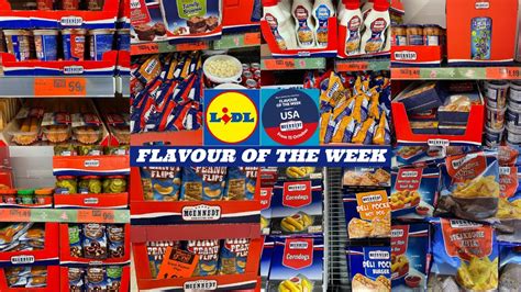 FLAVOUR OF THE WEEK USA AT LIDL FROM THURSDAY 13 OCT 2022 LIDL HAUL