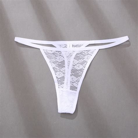 Seamless Mesh Briefs Femme Underpants Transparent Lingerie Low Waist Pantys Women Thongs G