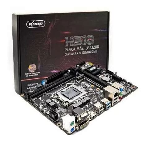 Placa Mãe Desk Lga 1200 Kp h510 10ª E 11ª Geração Parcelamento sem juros